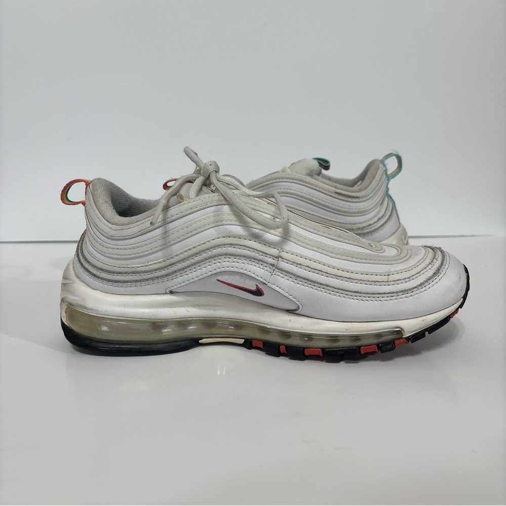 Nike Air Max 97
'Summit White/Siren Red-Black' Sneakers. Size 8 - Picture 2 of 6